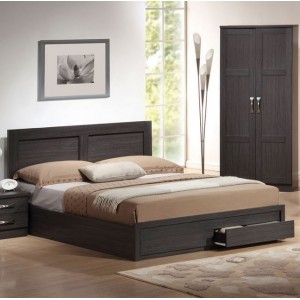 Κρεβάτι διπλό με συρτάρια ZEM363 /  168x207x93 (Στρώμα 160x200) cm